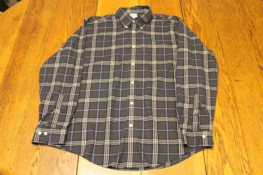 Brooks Brothers Shirt Mens XL Regent Plaid Non Iron Supima Cotton Dress Shirt